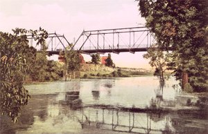 Bridge over Trinity River, Dallas by American School